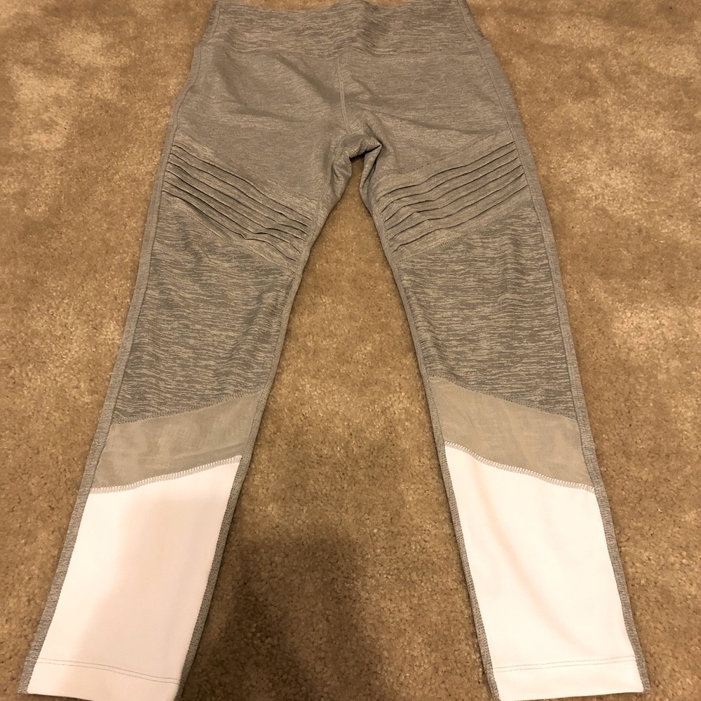 Avia size small gray moto workout legging